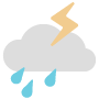 圖示-下雨打雷